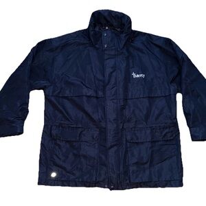Mercy Stormtech Employee Jacket Mens 2XL Black Hooded Winter